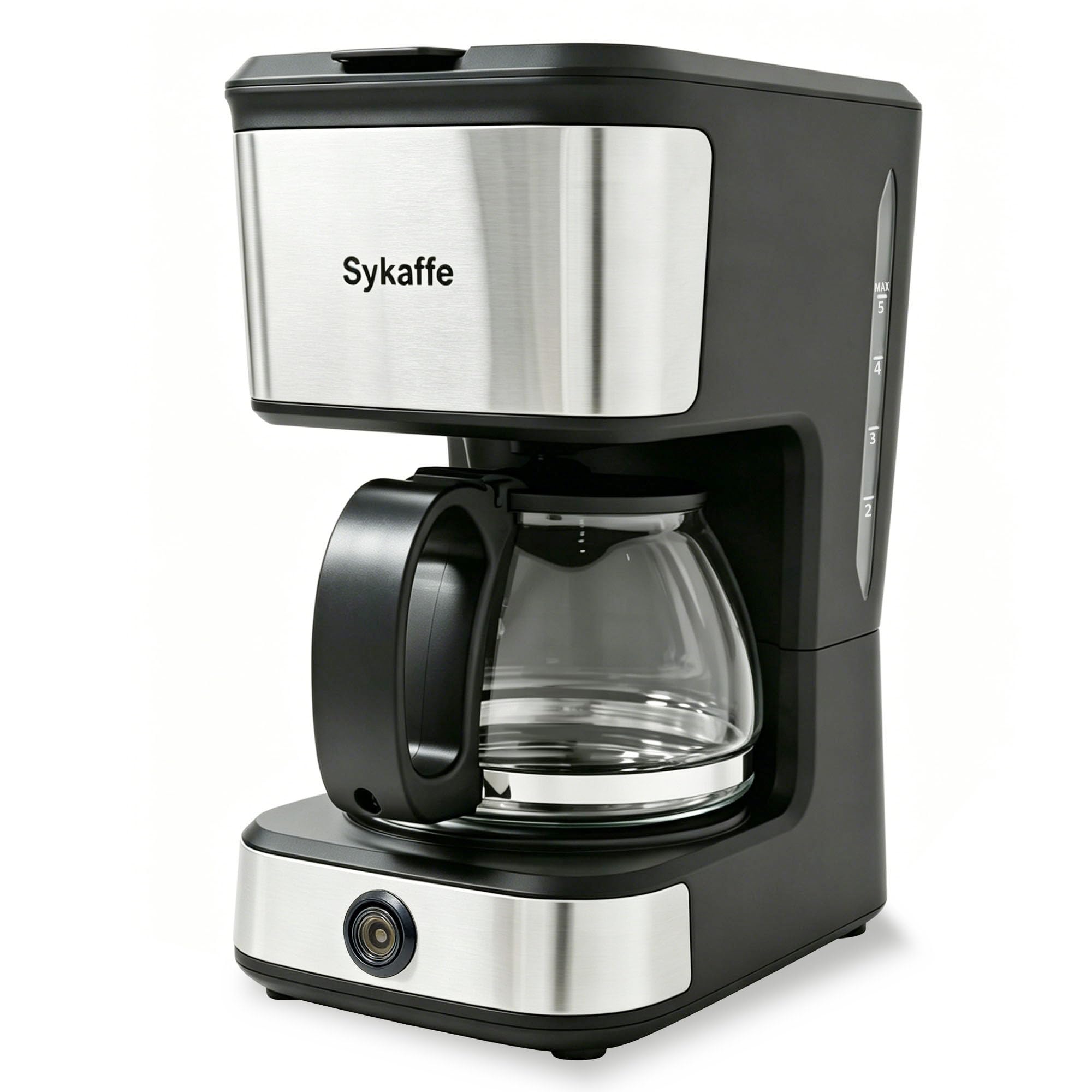Sykaffe 5-Cup Drip Coffee Maker Black