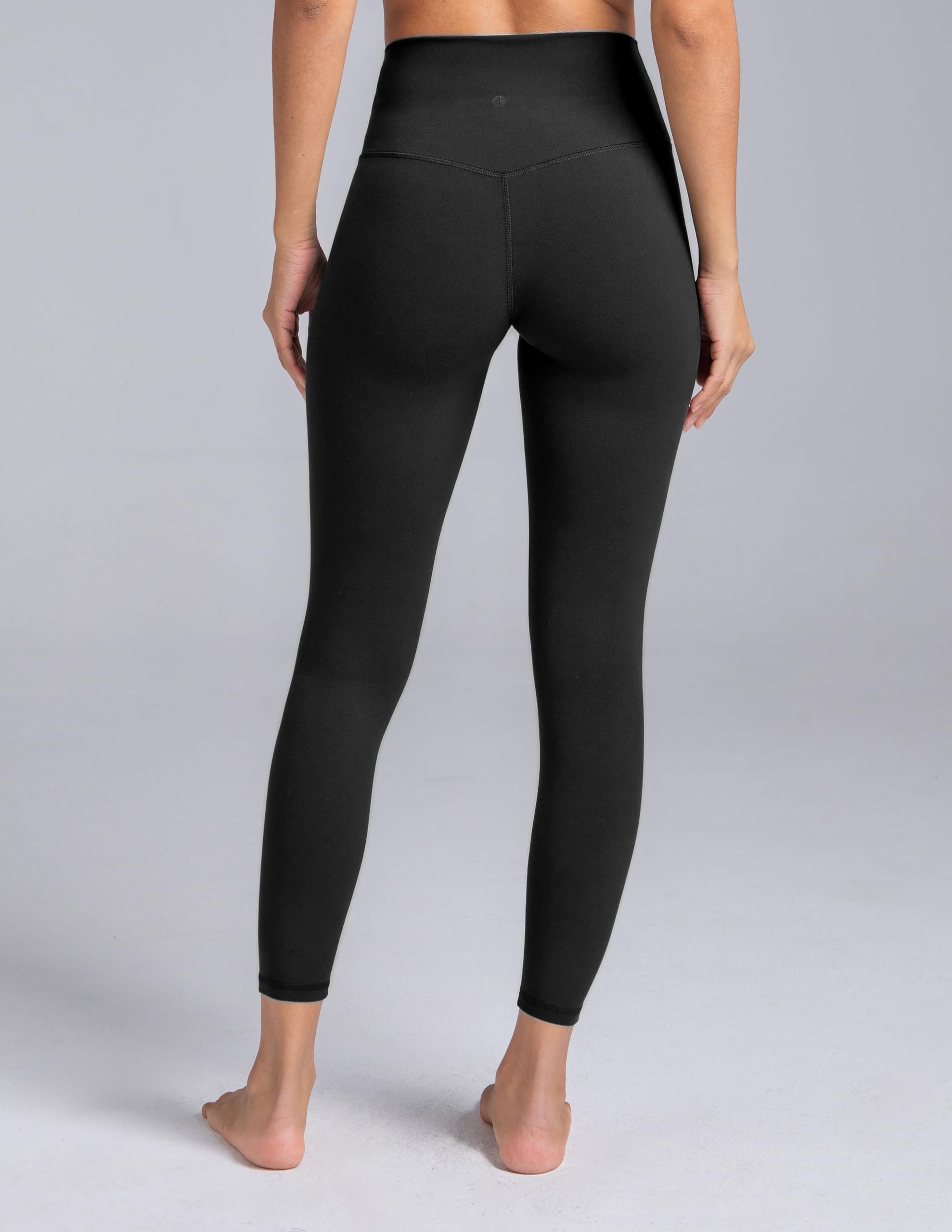 Colorfulkoala Dreamlux 7/8 Leggings Deportes Mujer sin la Costura Delantera, Negro, XS