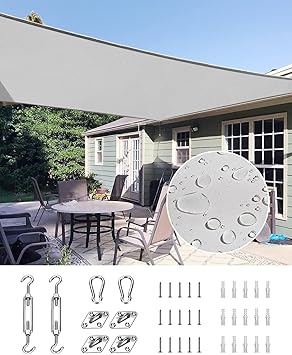 Quictent Waterproof Sun Shade Sail 20x16 ft