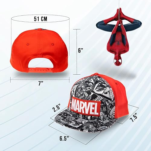Miniatura 3 de Marvel Gorra de béisbol de los Vengadores, gorra de béisbol de talla única para hombre, sombrero cómodo, regalo de los Vengadores para hombres,