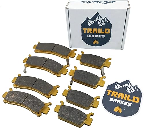 Juego de pastillas de freno de cerámica delanteras y traseras para Honda Pioneer 1000 1000-5, 1000-6 2016, 2016, 2018, 2019, 2020, 2021, 2022, 2023, disponible en Yaxa Colombia