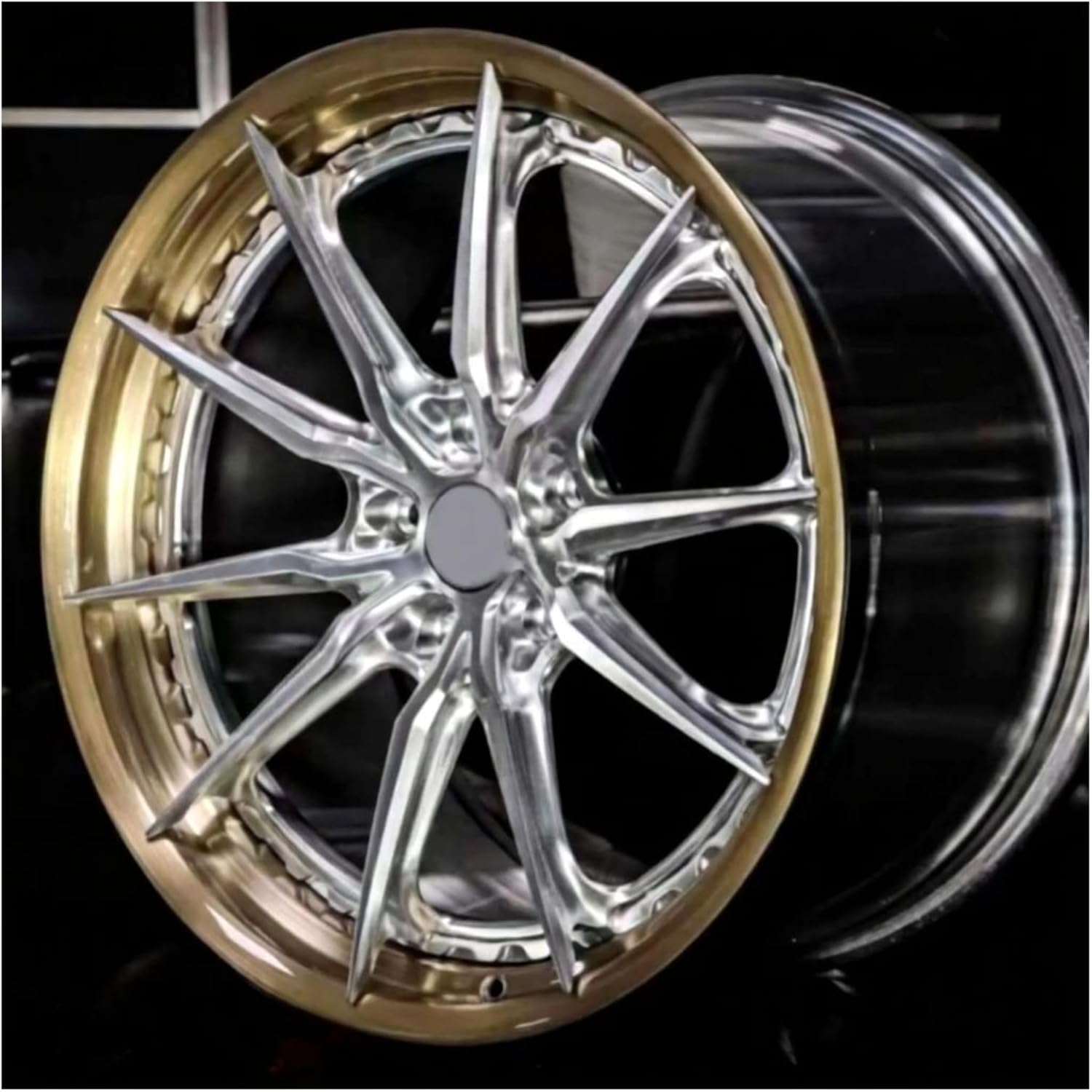 Forged 2 3 Piece Wheels 5x112 19 20 21 22 Inch Concave Alloy Wheels Compatible with Bmw Wheels(Style2,18in.)