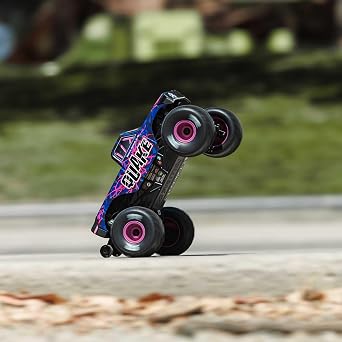 ARRMA 1/16 Quake GROM 4X4 RTR Brushed Monster Truck, Purple | RC Truck, Battery & Charger Included, ARA2137T3