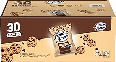 Famous Amos Original Recipe Chocolate Chip Bite-Size Cookies, 30 Pack Box, 30 oz