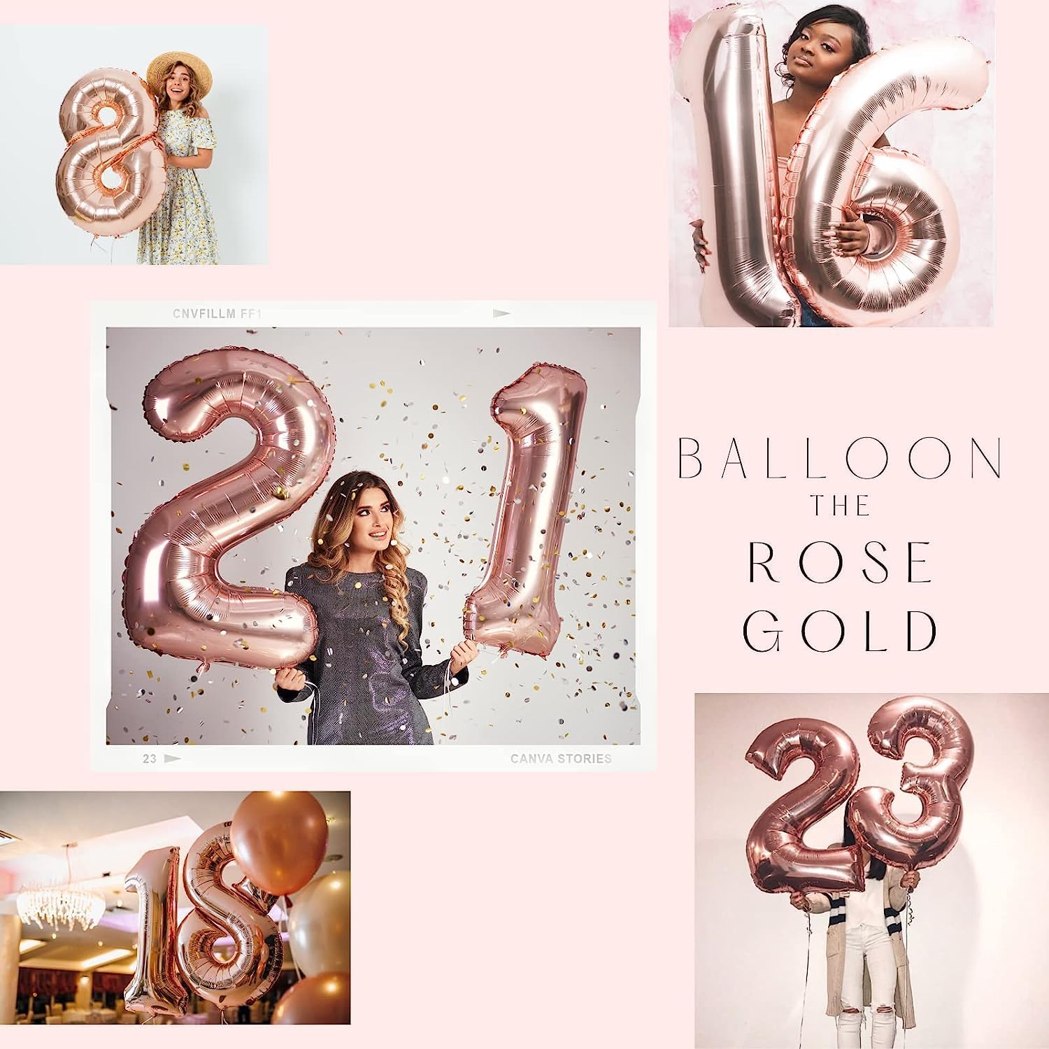 素敵な日に✨数字バルーン ローズゴールド アルミ風船 誕生日 ナンバー0 素敵な日に✨数字バルーン ローズゴールド アルミ風船 誕生日 ナンバー