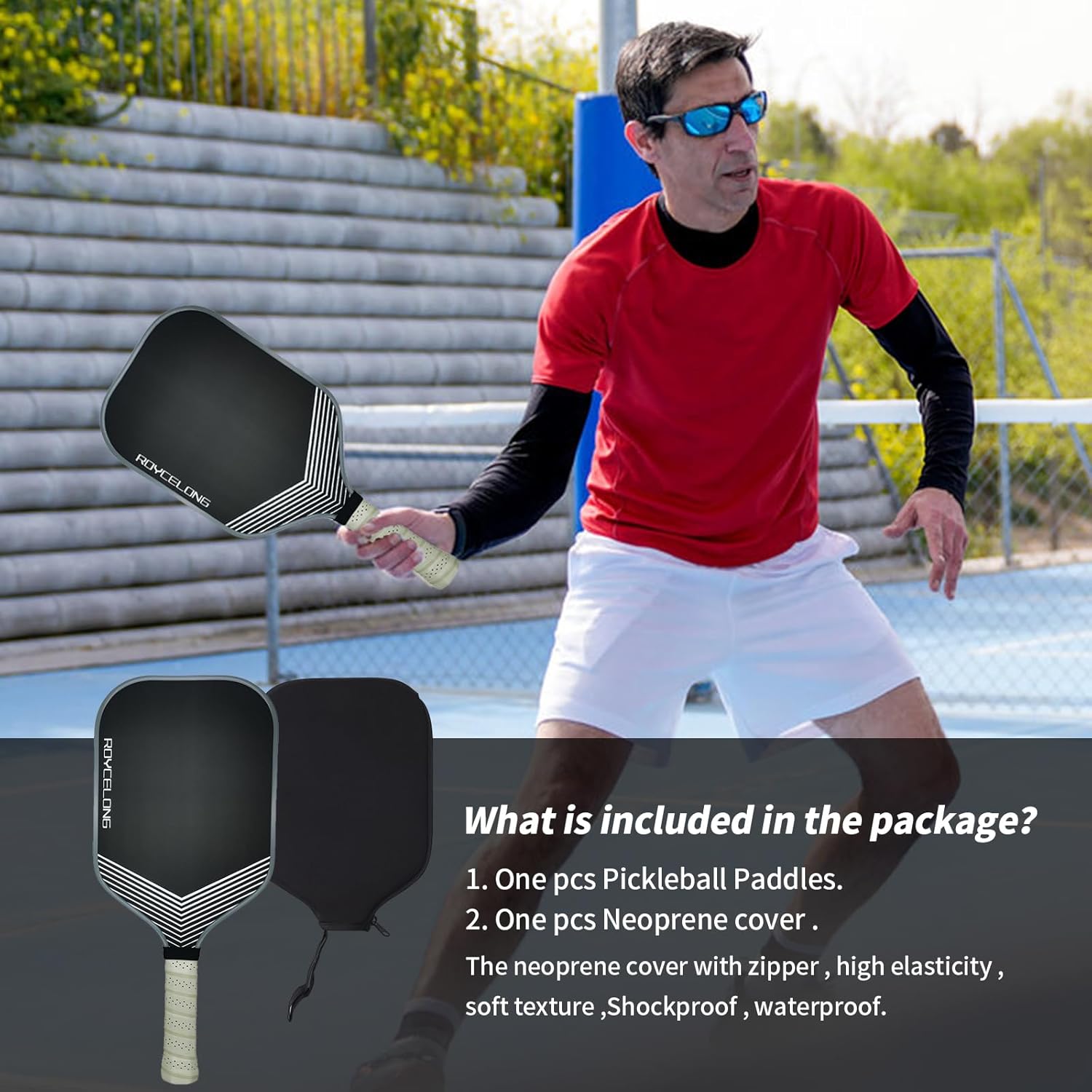 Pickleball Paddles Pickleball Rackets T700 Carbon Fiber Frosted Textured Surface 16mm Core for Beginners to Advanced Players Portable Bag USAPA Compliant Pickle Ball Paddle