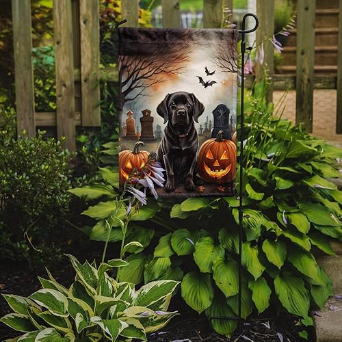 Miniatura 256 de Caroline's Treasures DAC2011GF - Bandera decorativa para jardín de Halloween con diseño de beagle para jardín, jardín, jardín, jardín, multicolor