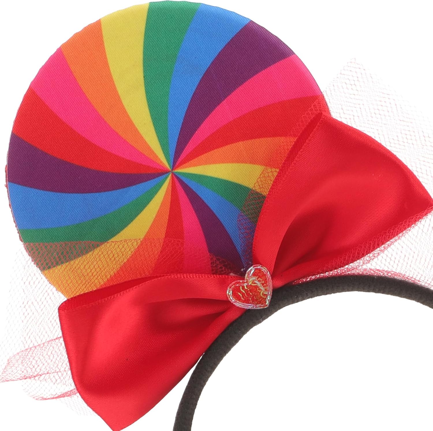 VILLCASE Rainbow Costume Kids Set with Tutu Skirt Fairy Wings Headband and Lollipop Wand for Birthday Parties Dress-up and Cosplay - Image 9