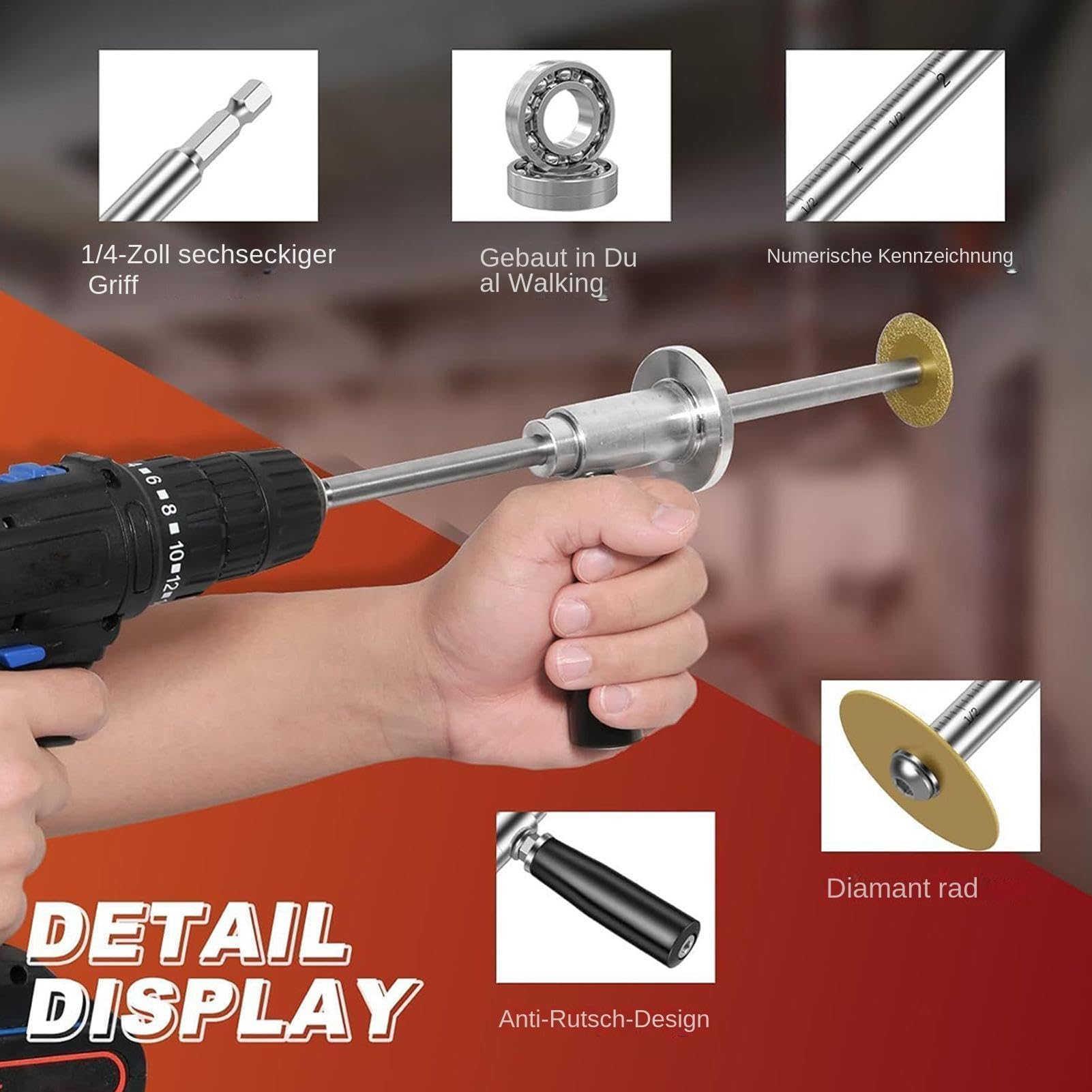 Interior PVC para taladro herramienta de corte de tuberías