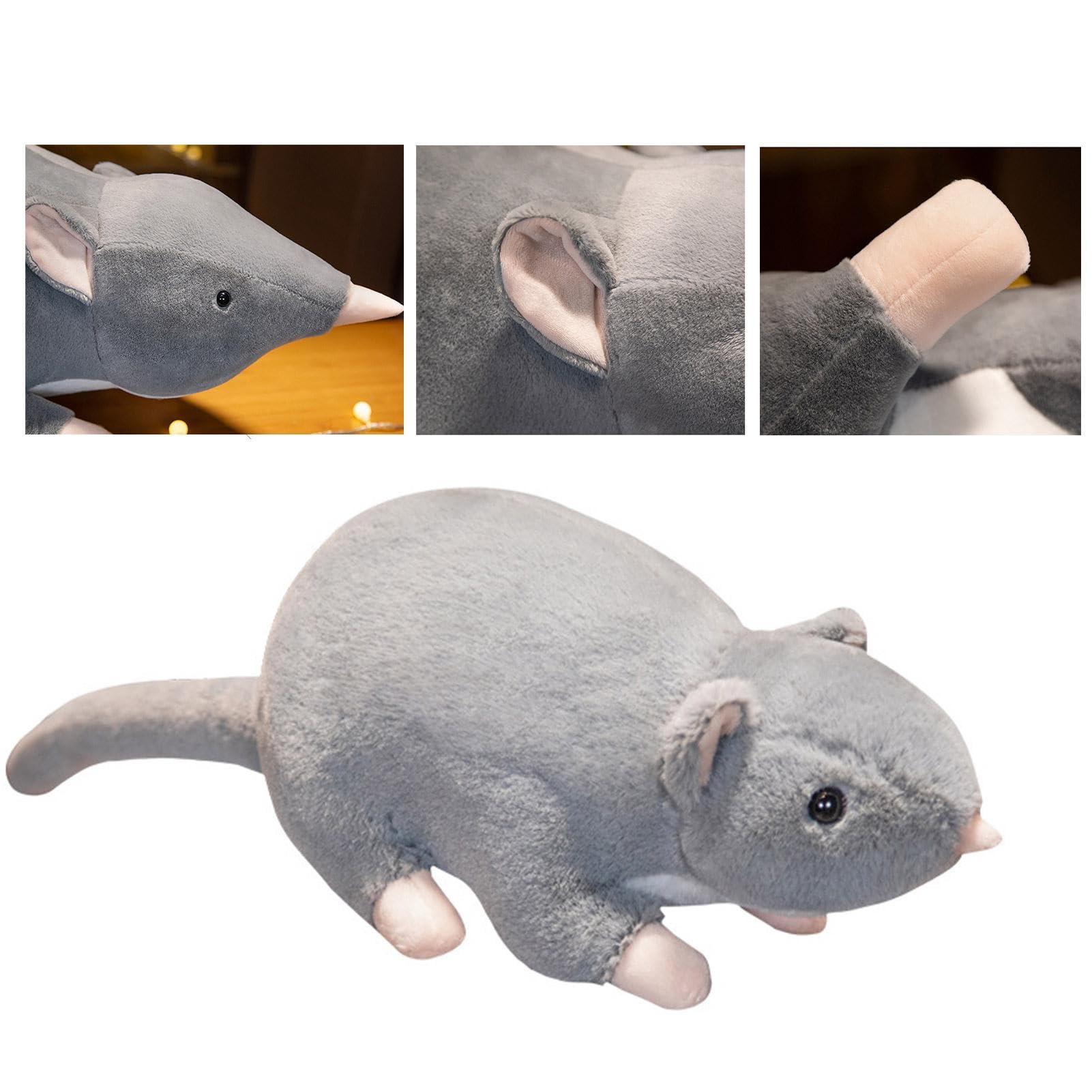ネズミ ぬいぐるみ グレー