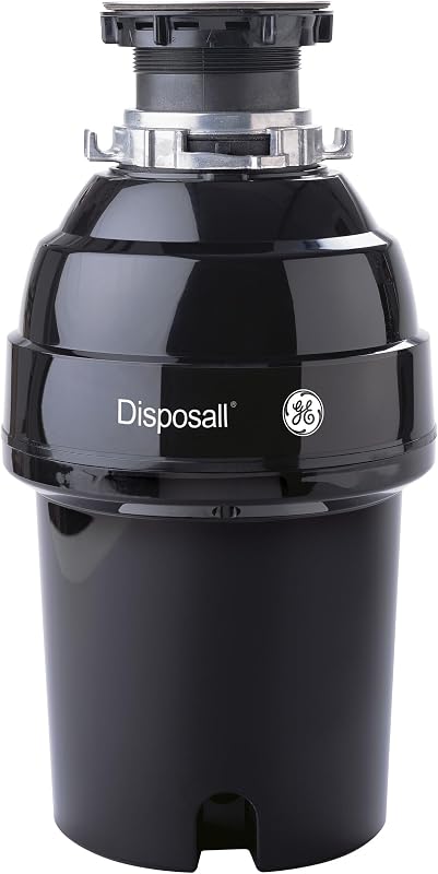 GE Disposall Continuous Feed 1 Horsepower Motor Garbage Disposer, Good for Grinding: Cooked Meat, Beans, & Seeds, Easy Install Kit, Non-Corded, Recommended Families of 4 or More, GFC1020N | Continuous Feed, Jam Resistant Technology, Quiet Motor, Easy Install, Anti-Clog Drain Boost, 10-Year Limited Warranty