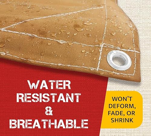 Miniatura 6 de Lienzo resistente al agua duradero 340 g color marrón bronceado CT-T