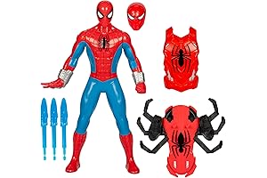 Marvel Spider-Man Thwip Blast Action Figure: Dynamic Superhero Toy for Kids