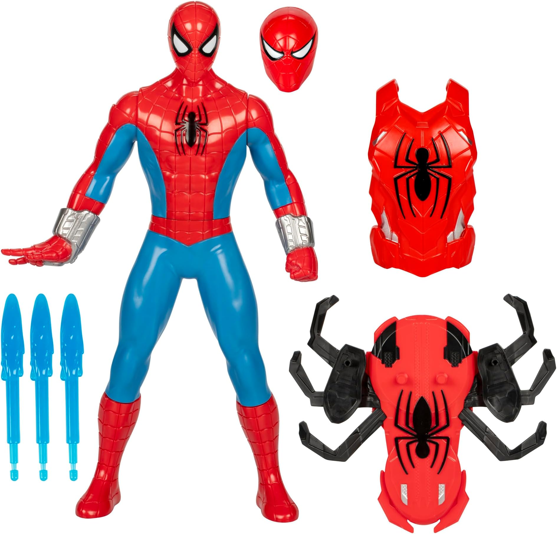 Spider-Man Thwip Blast Spider-Man Action Figure with Accessories, 11-Inch-Scale (27cm) Super Hero Toys for Kids Ages 4 and Up