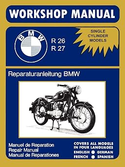 BMW Motorcycles Factory Workshop Manual R26 R27 1956-1967
