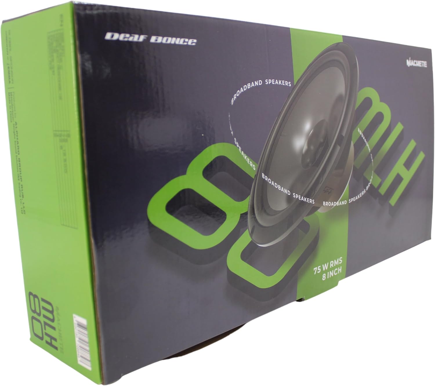 Deaf Bonce 8-Inch Wide Range Speakers, 150W, 4 Ohm, Machete Series MLH-80