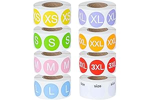 Elcoho Shirt Size Stickers: Organize Your Wardrobe Effortlessly