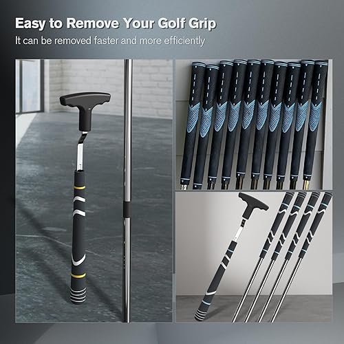 Miniatura 6 de Golf Grip Removal Tool, V-Groove Grip Remover Saver 11" for Standard Length Swinging Grips Golf Grip Kit Golf Tools Golf Supplies Golf Grip Tool