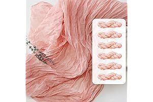 6 Pack Dusty Pink Table Runner 35x120 Inches