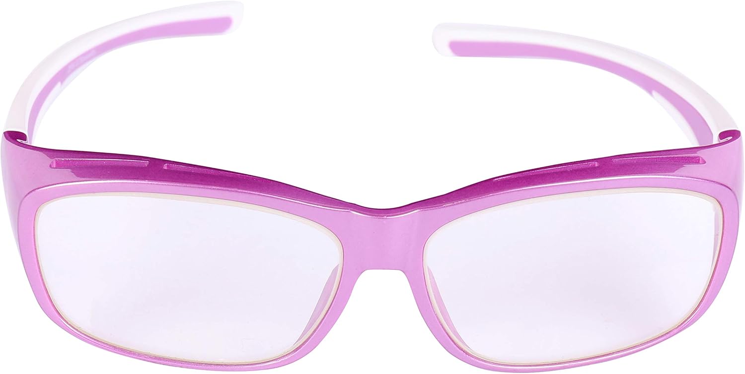 lead glasses,0.75mm Pb X-Ray Safety Glasses, Purple, 2.4inchx2.4inchx6.4inch