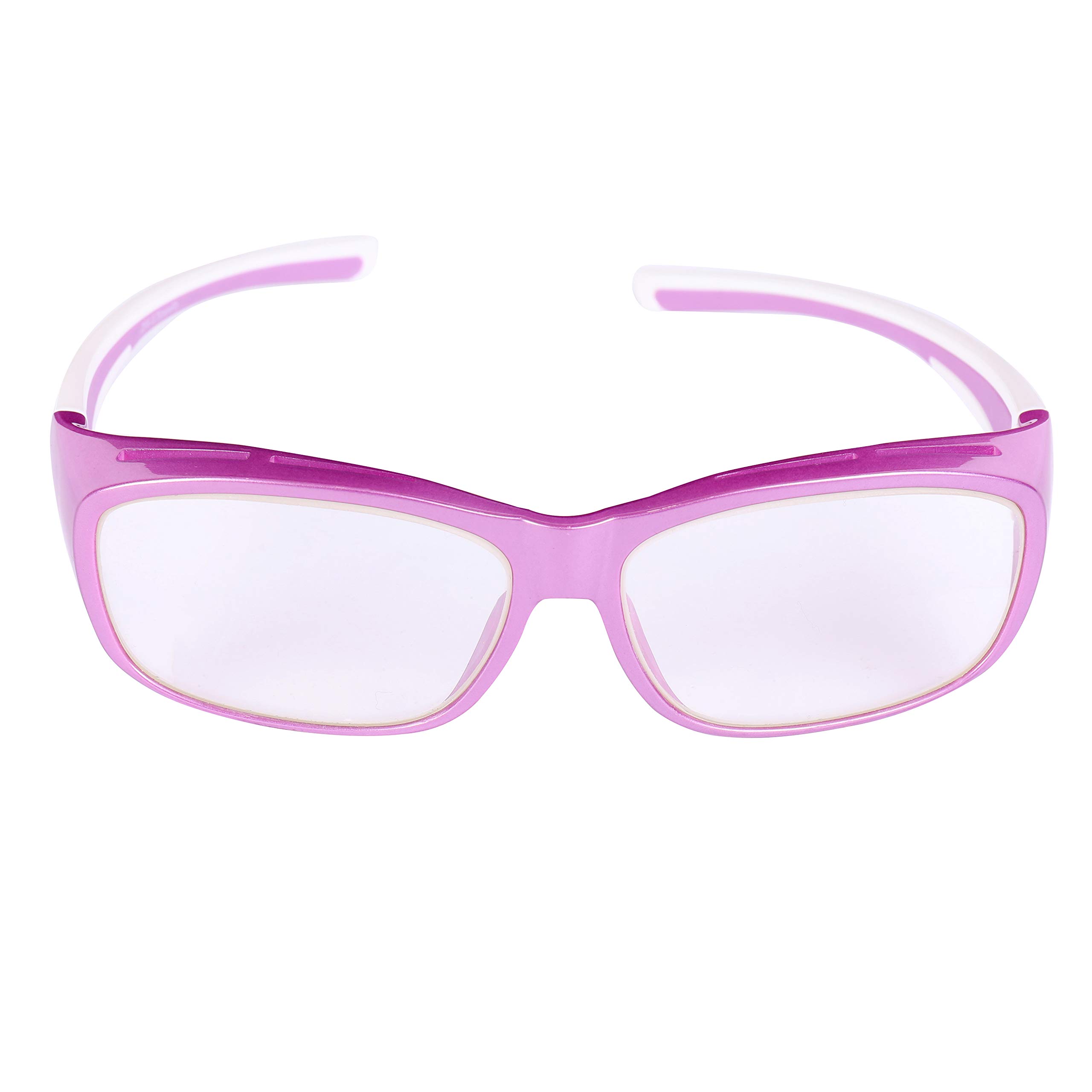 EGSPOWER lead glasses,0.75mm Pb X-Ray Safety Glasses, Purple, 2.4inchx2.4inchx6.4inch