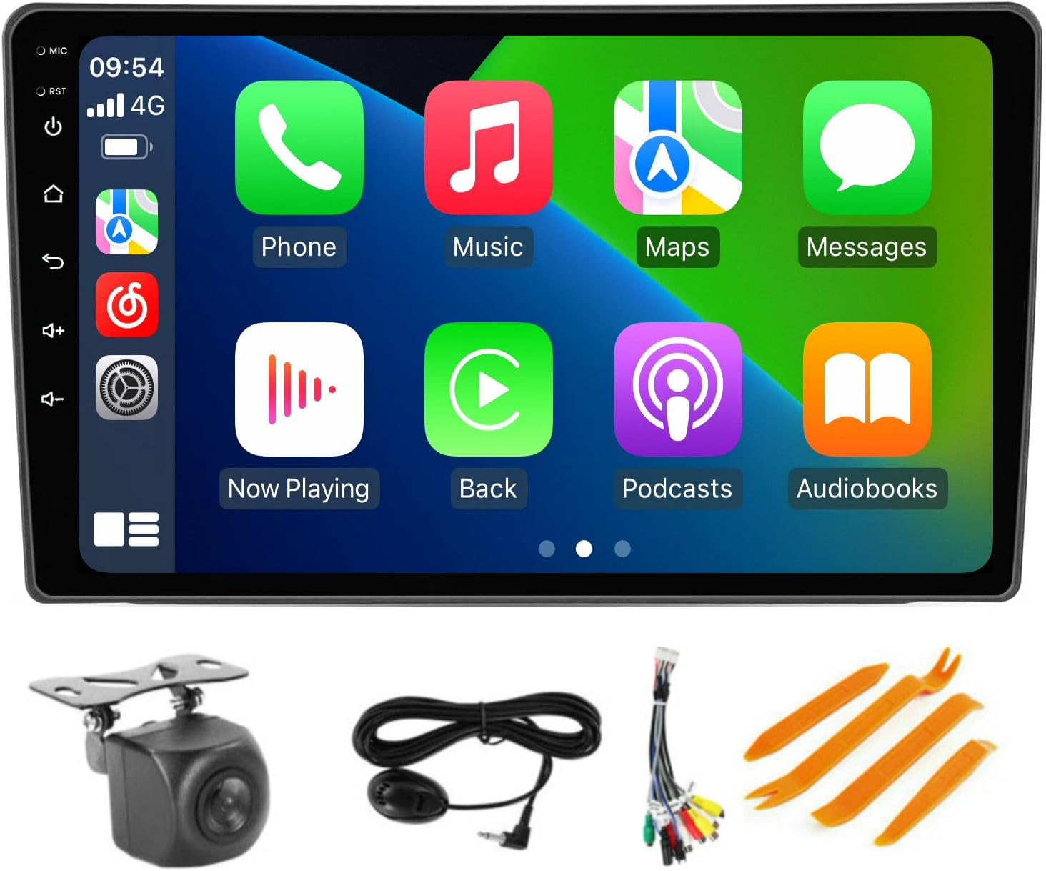 for 2012-2015 Chevrolet Captiva Head Unit - 2+32GB 10.1" IPS Touch Screen Upgrade Stereo GPS Navigation Dash Kit with Car-Play & Android Auto/SWC/FM/5G WiFi