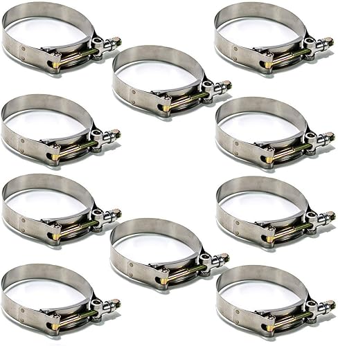 Miniatura 3 de MOOSUN 2.5 "8 unids Universal Aluminio Tubo 600MM Aluminio Pulido Turbo Intercooler Pipe+8 Codo Manguera+16 Abrazaderas Kit