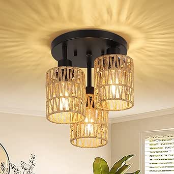 Rayofly Rotan Plafondlamp Hangend