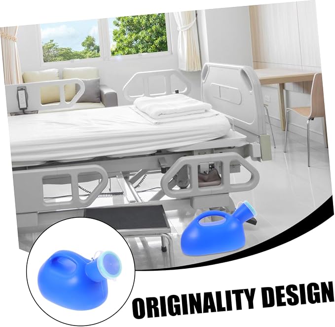 Orinal portátil masculino para viaje con capacidad y diseño antidesbordamiento miniatura 4