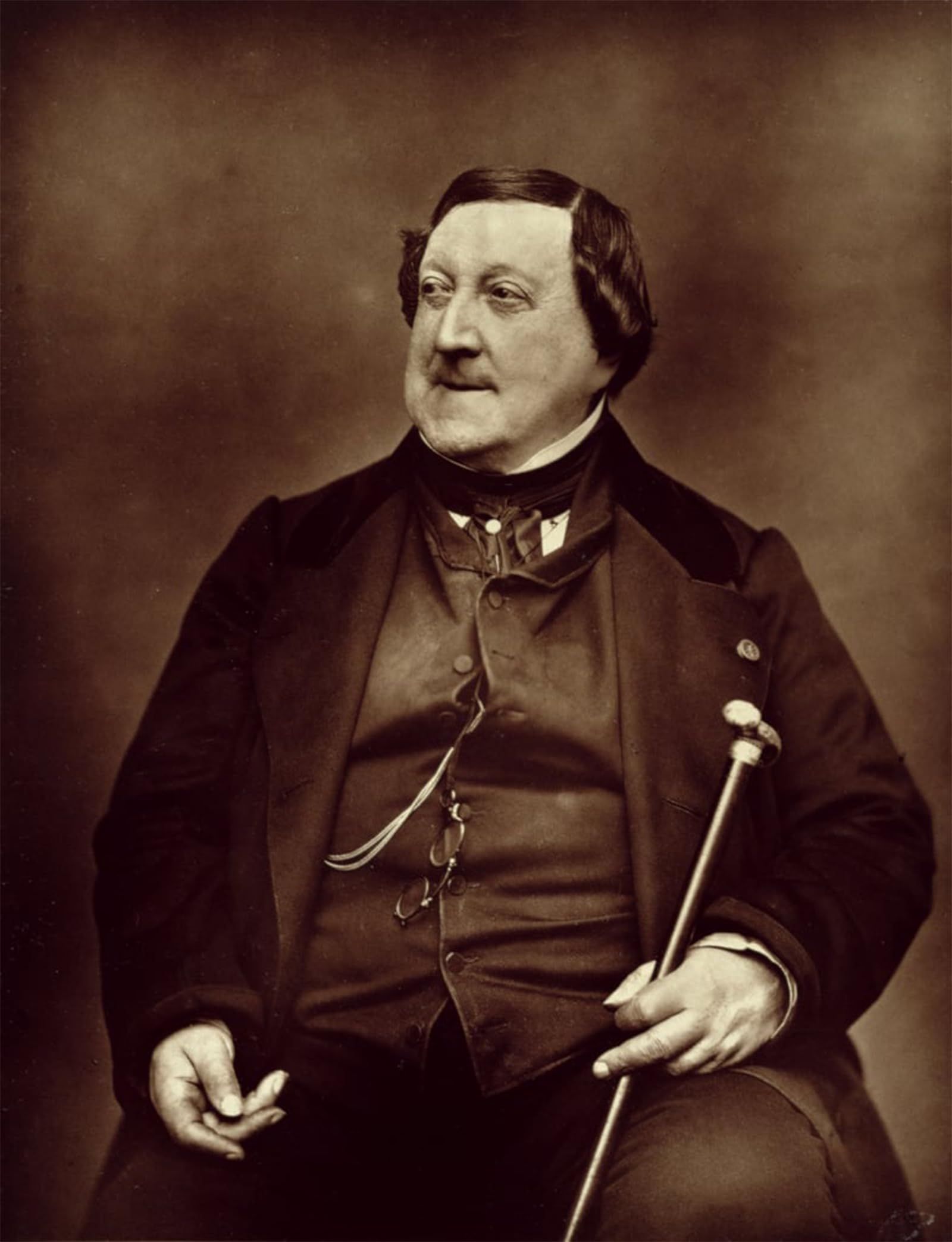 ARTXLXXBN Famous Painting Art Wall Decor Abstract Art Picture Gioacchino Rossini by Etienne Carjat Animal Pictures for Home Decor 60x90cm