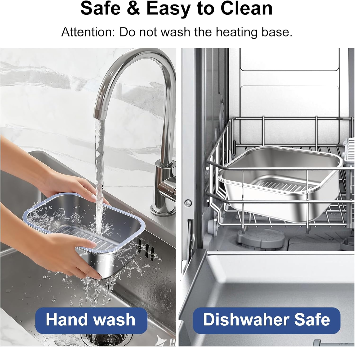 Cordless Electric Heated Lunch Box, 1.5L - 6.3 Cups 20000 mAh 100W Rechargeable Smart Self-Heating Food Warmer with Removable Divider, Spoon, Fork, BPA Free, Portable Lunchbox for Car Travel Office - Image 9