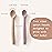 Moonkie Silicone Baby Spoons Set of 4, Two Sizes Feeding Spoon for First Stage 4+ Months, Baby Utensils with Case, Toddler Led Weaning Spoons, Bendable, Chewproof & Boil-proof