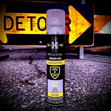 10 Seconds Washable Reflective Spray 1 Can, 4.6 Ounces