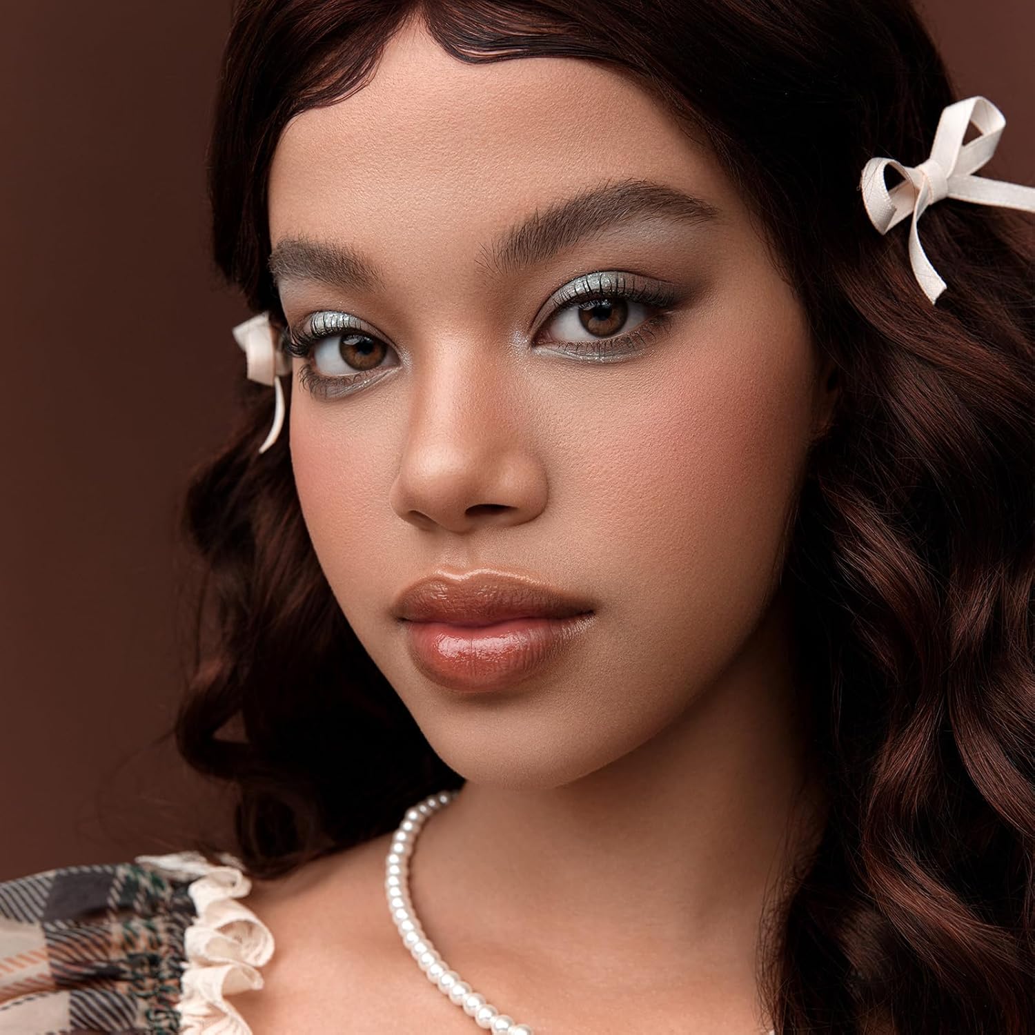 Flower Knows The Sweetie Bear Collection 6-Color Makeup Palette,Green Face Makeup Palette with 4 Matte + 2 Shimmer Shades,Blendable Smooth Cute Make Up,0.23 Oz(03 Mint Chocolate) - Image 3