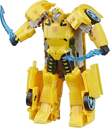 TRANSFORMERS Toys Cyberverse Ultra Class Bumblebee Figura de acción, combina con Energon Armour para encenderse, para niños de 6 años en adelante,
