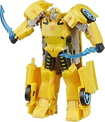 Transformers Toys Cyberverse Ultra Class Bumblebee Action Figure, Combines with Energon Armor to Power Up, for Kids Ages 6 and Up, 6.75-inch, Yellow