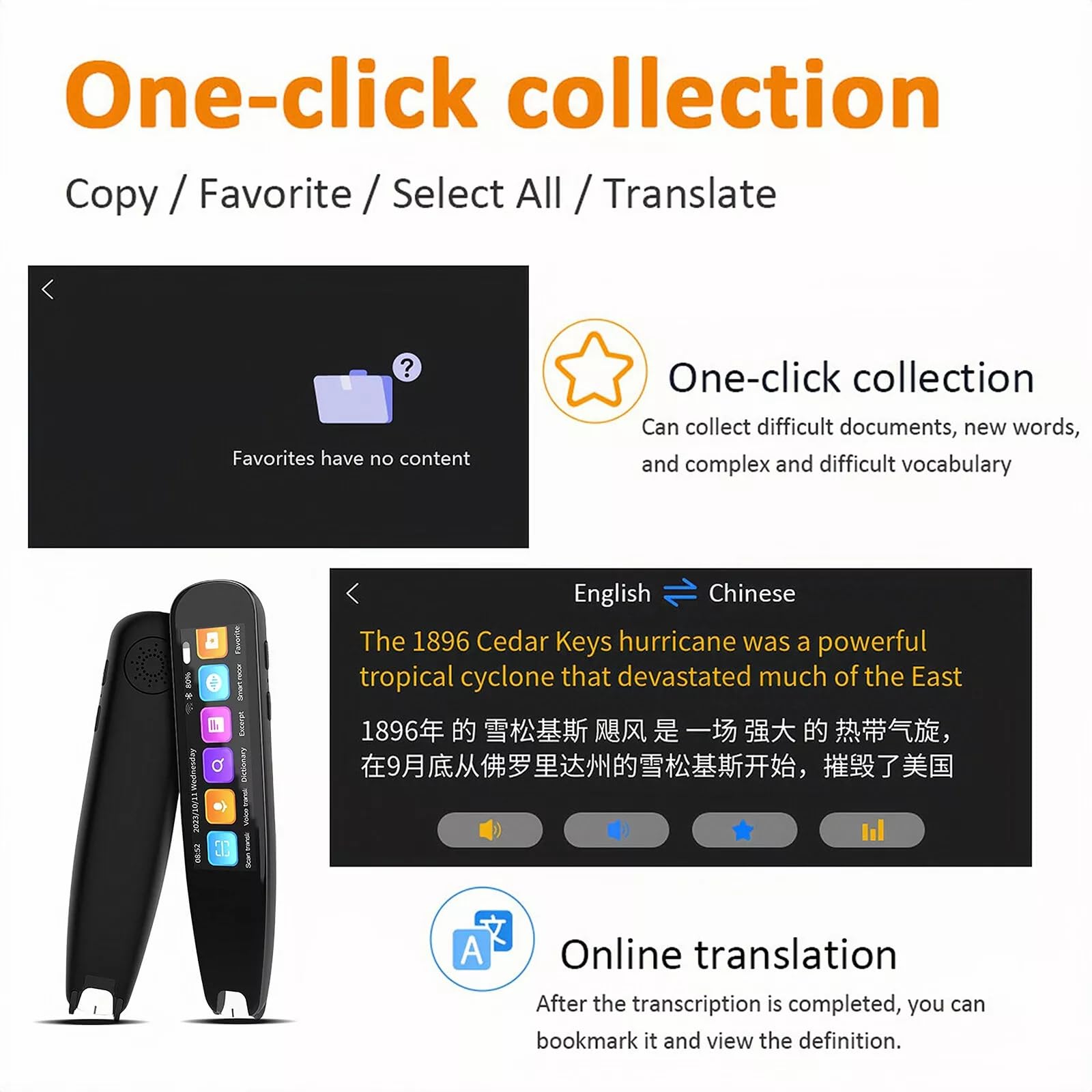 [新品] 翻訳ペン、ディスレクシアリーディングペン、テキストトゥスピーチリ Amazon.co.jp: 翻訳機翻訳ペン辞書ペン型スキャナー失読症用読書