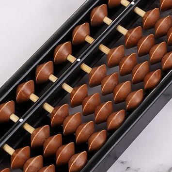 Portable Chinese 23 Digits Column Abacus Soroban Calculating Counting Model