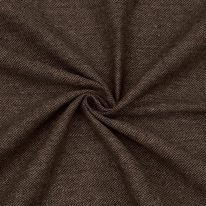 Image of BIGREAMS Unstitched Herringbone Wool Blazer Yarn-Dyed Fabric for Three Piece Suit | 58 inch Wide, Wrinkle Free, Best for Coat Pant, Nehru Jacket (Free Size)