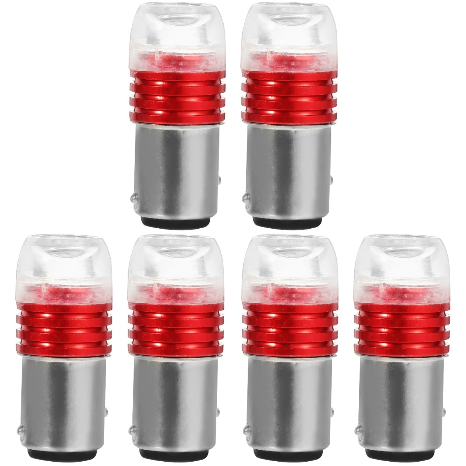 6 Piezas De Lámparas Motocicleta Bombillas LED Motocicleta Bombillas Luz Trasera Luz Trasera De Luz De 12V LED De La
