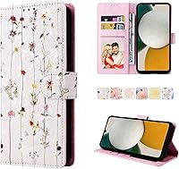 Vista 33 de UEEBAI Funda tipo billetera para Samsung Galaxy A16 4G/5G, cubierta de cuero PU con soporte, bloqueo RFID, funda flip con ranuras para tarjetas