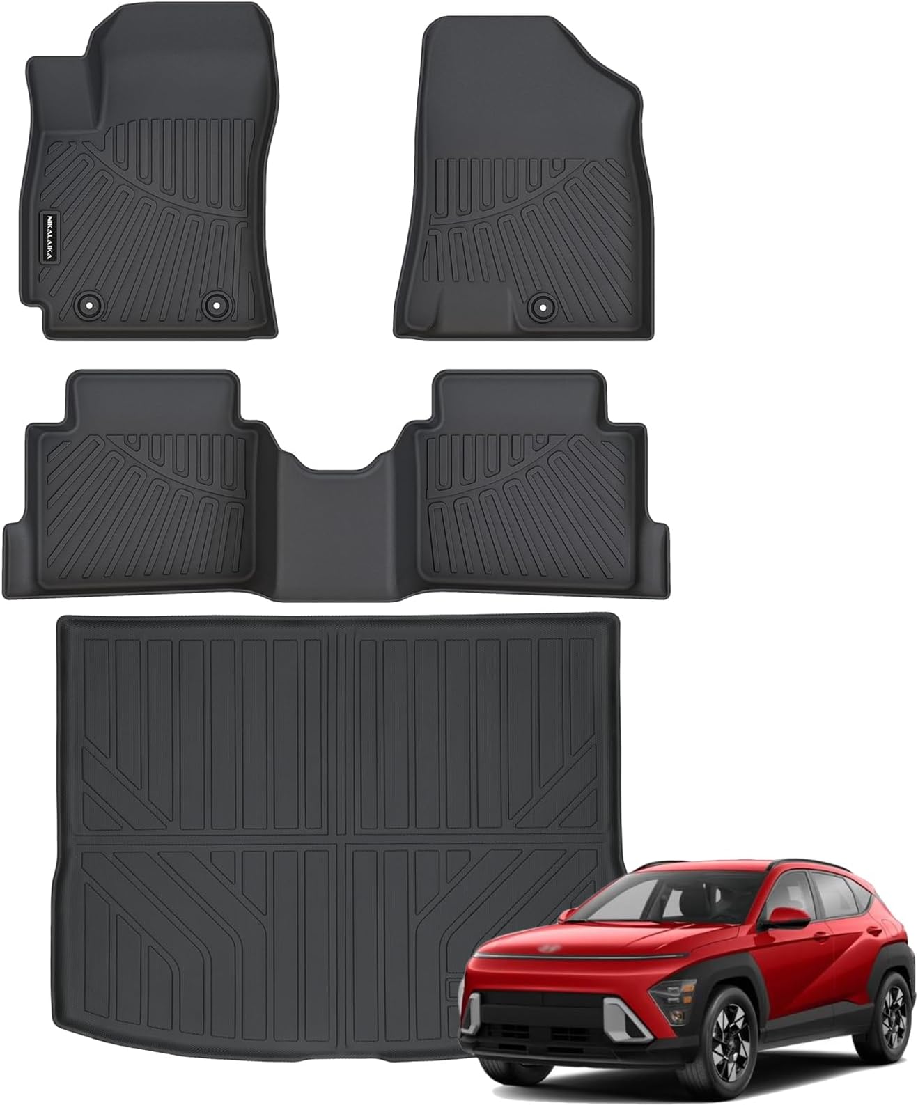 Amazon.com: NIKALAIKA Floor Mats & Cargo Liner for 2024 2025 Hyundai ...