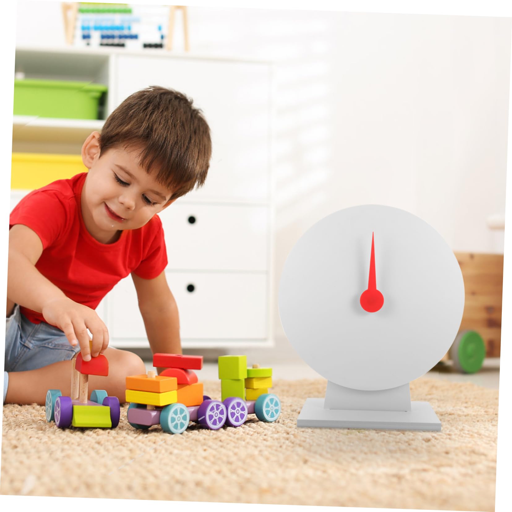 BRIGHTFUFU Rotating Wheel for Prizes Desktop Party Game Props Sturdy Plastic Design for Occasions