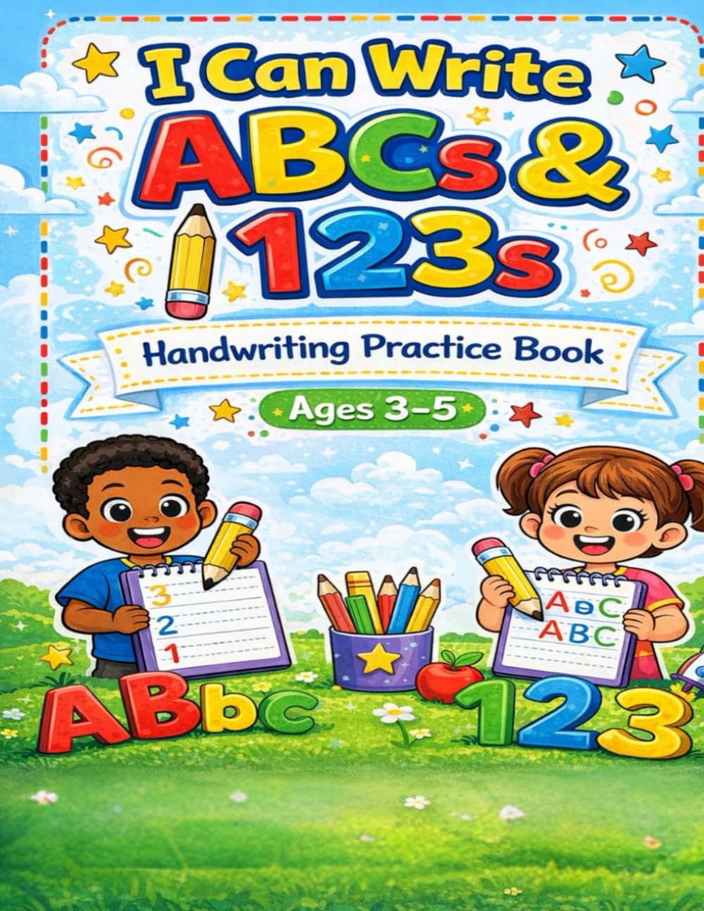 I can write: letter and numbers tracing