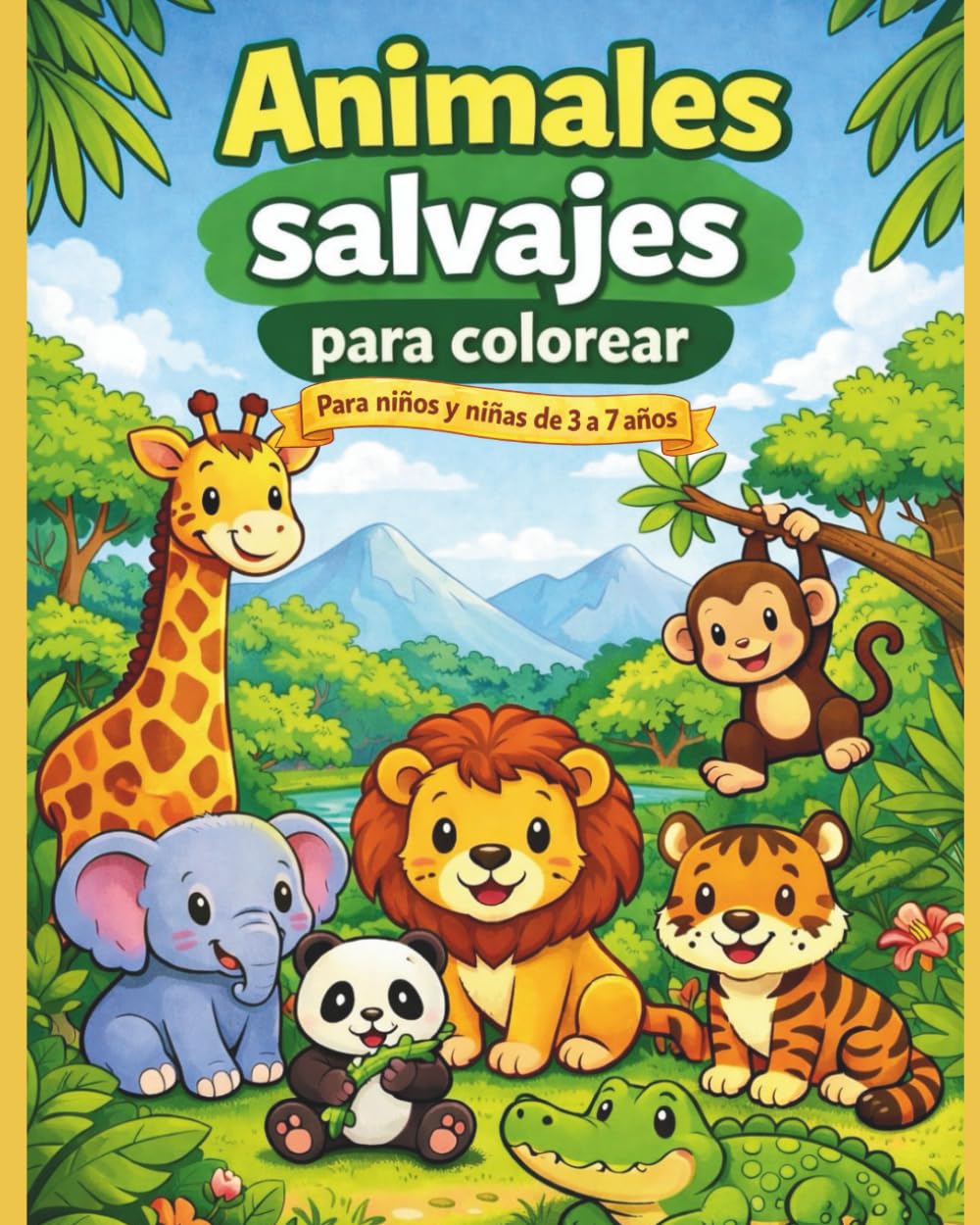 Animales salvajes para colorear