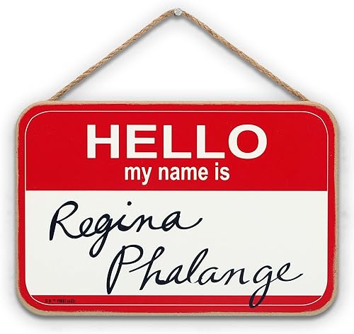 Friends The TV Series Regina Phalange - Decoración colgante de pared de madera - Cartel divertido de amigos - Gran idea de regalo