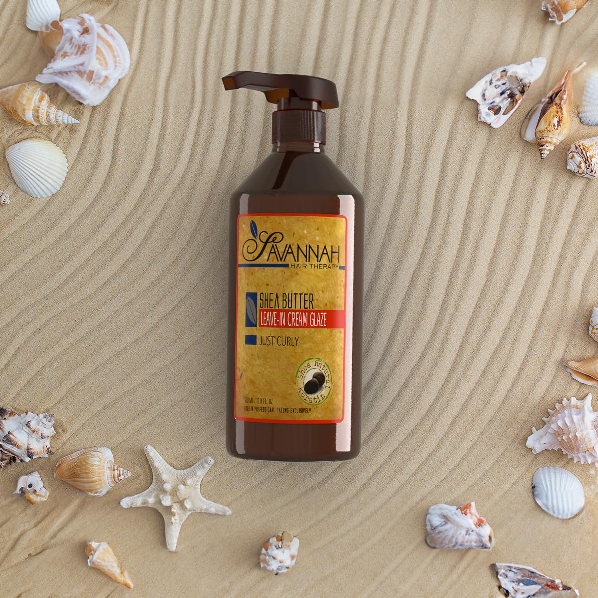 Savannah Hair Therapy Curl Defining Cream – Leave-In Hair Glaze with Shea Butter, Silk Protein & Vitamin B6 – Sulfate-Free Moisturizing Formula for Curly, Dry or Damaged Hair – 500 ml / 16.9 oz - Image 7