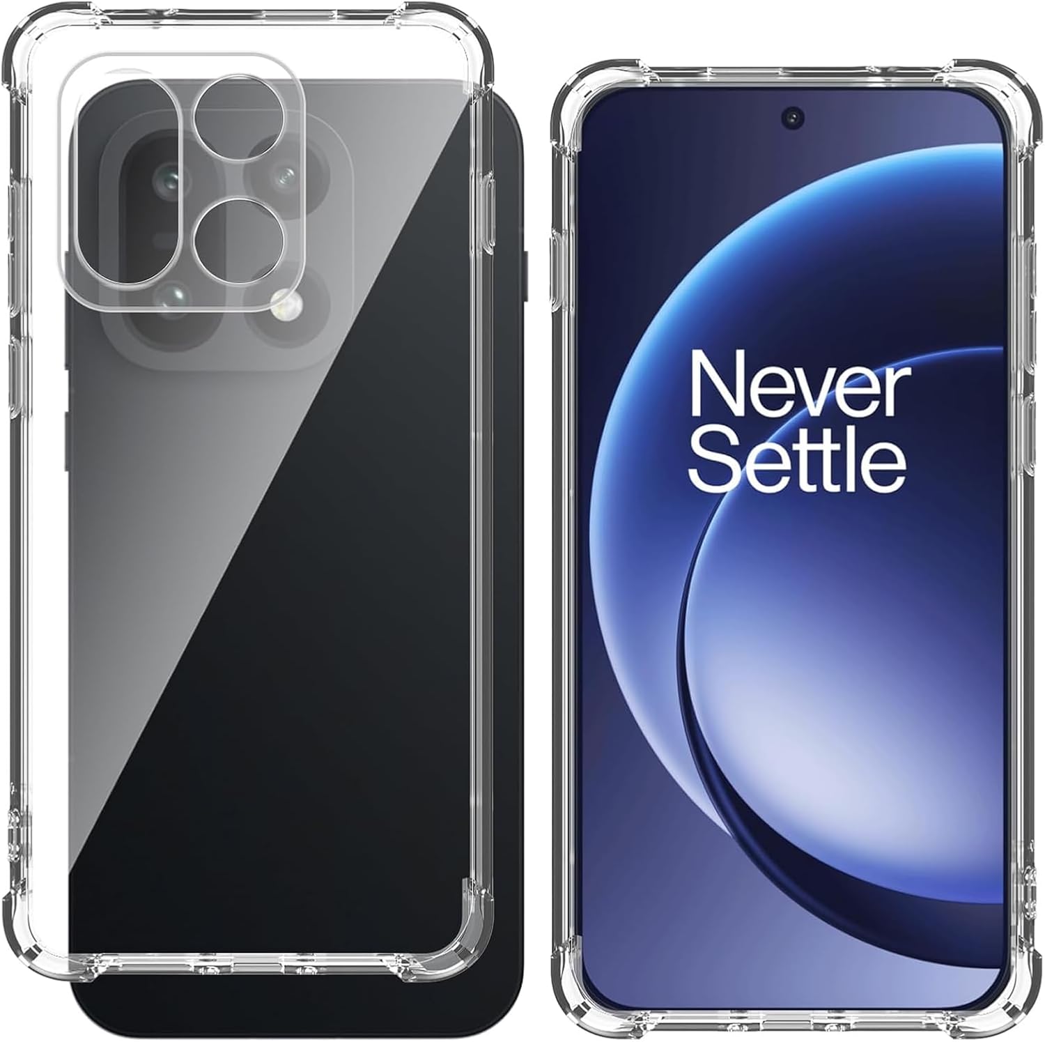 Exclusive Deal on Compatible with OnePlus 15 Case Cover Clear TPU Case Shockproof Bumper Protective Phone Cover,Lightweight Shockproof Anti-Slip Transparent Protective Phone Cover Case - Amazon KSA Deals