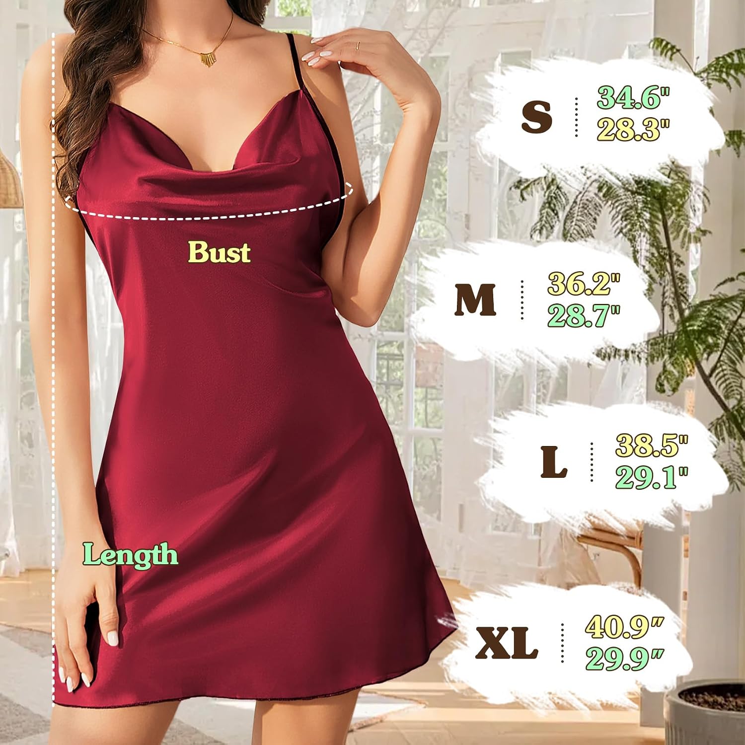 Famstar Lingerie for Women Babydoll Chemise Sexy Lingerie Sets Nightgown Dress Sleepwear Teddy Outfits for Women