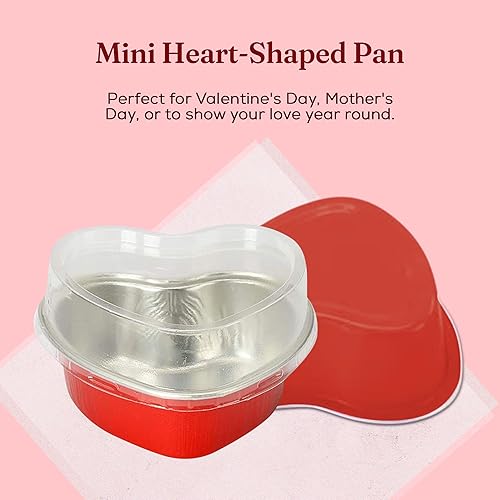 Miniatura 9 de KitchenDance - Molde desechable de aluminio para tartas con tapa  3.5 onzas de papel de aluminio para hornear, cocinar, calentar, preparar